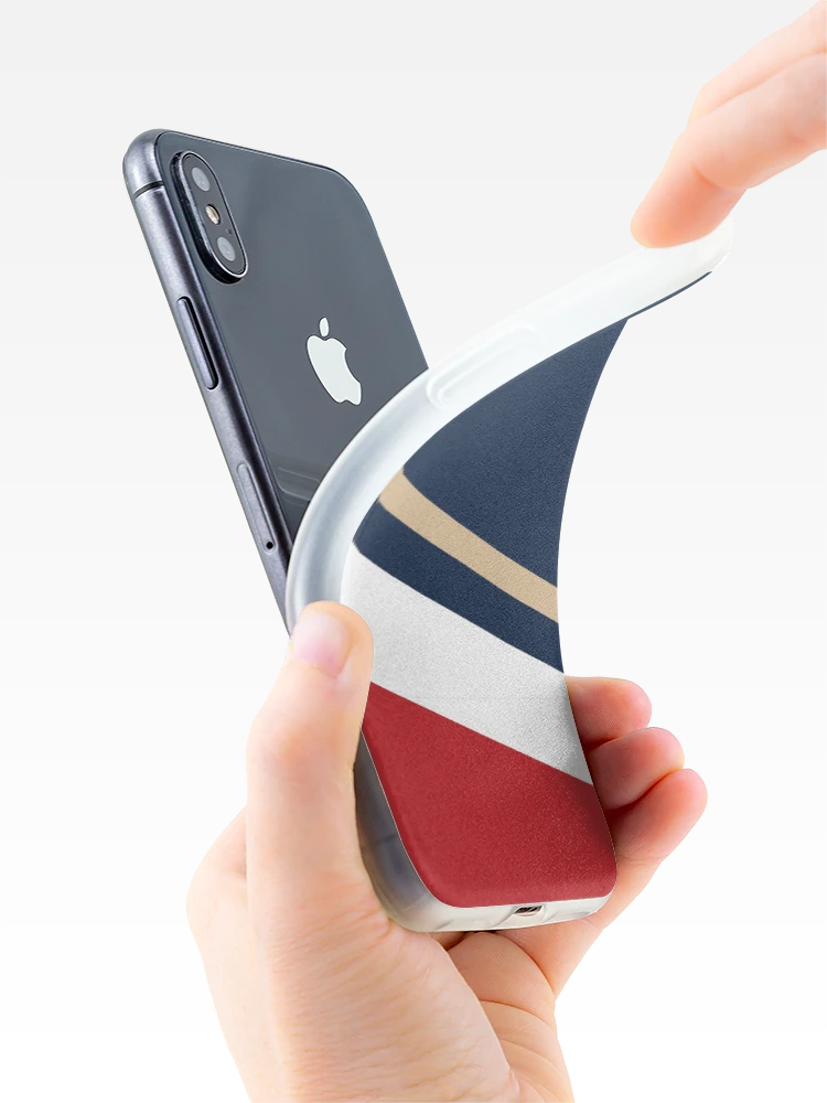 Thumbnail 4 of 5, iPhone Case, Panthers Reverse Retro Pattern designed and sold by cd24-design.