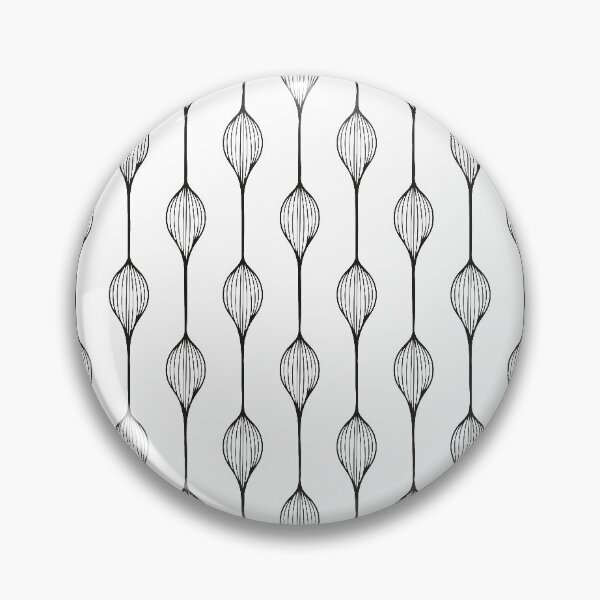 Item preview, Black and White organic shape pattern designed and sold by OneCreativeLab.