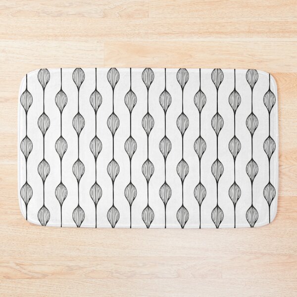 Item preview, Black and White organic shape pattern designed and sold by OneCreativeLab.