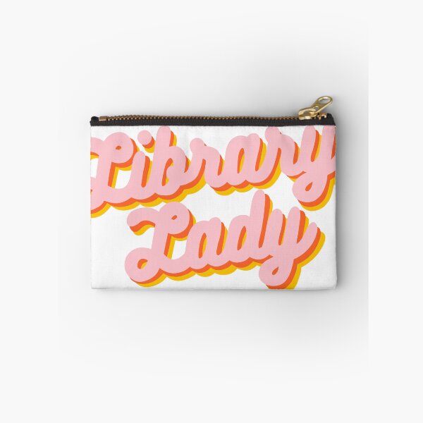 Item preview, Retro Library Lady Design in Pink, Yellow, & Orange  designed and sold by WildeandCo.