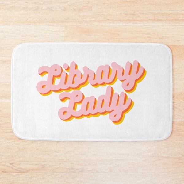 Item preview, Retro Library Lady Design in Pink, Yellow, & Orange  designed and sold by WildeandCo.