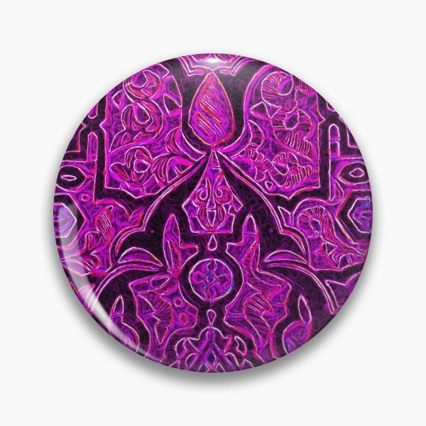 Item preview, Purple Moroccan Geometric Pattern Carving designed and sold by Luke King.