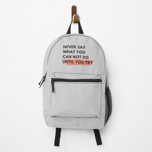 Item preview, Never say what you can not do until you try designed and sold by EnlightParis.