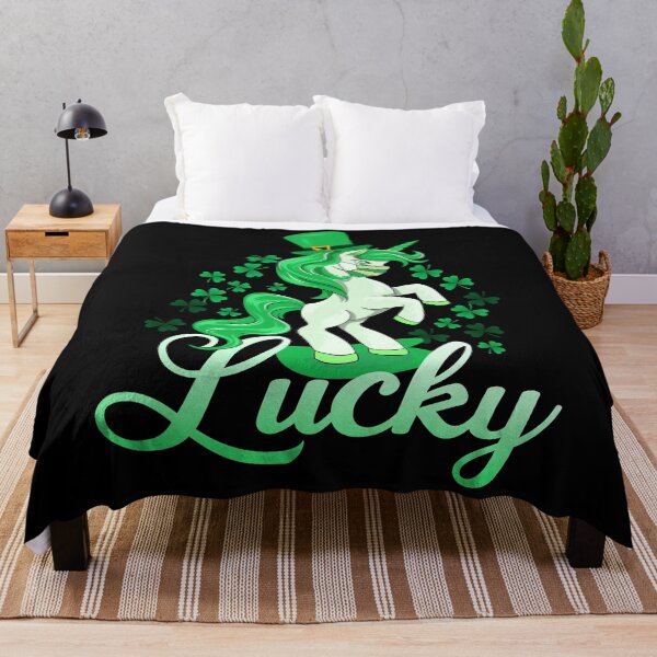 Item preview, Cute St Patricks Day Unicorn with a green leprechaun hat- Lepricorn gift for kids designed and sold by Artsy Apparels.