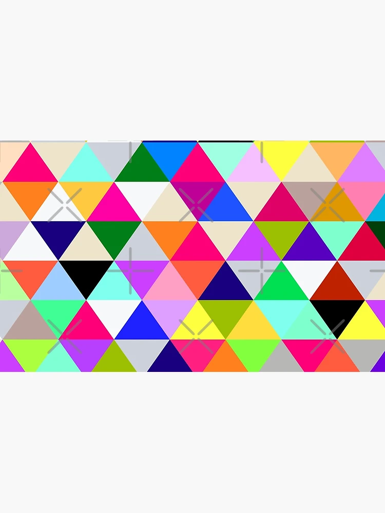 Thumbnail 4 of 4, Coffee Mug, Patterns triangle color designed and sold by RazzArt.