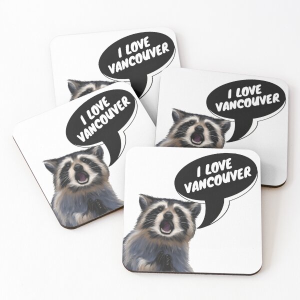 Item preview, Raccoon Love Vancouver  designed and sold by Shui-art.