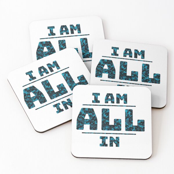 Item preview, I am ALL in blue marble design designed and sold by myseptember18th.