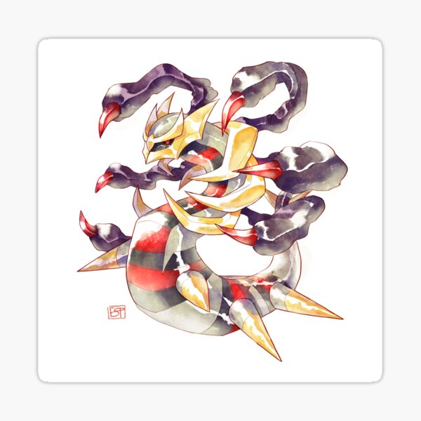 Shiny Giratina Sticker for Sale by Azure-Inspires