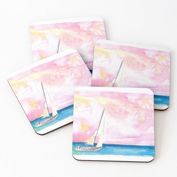 Item preview, Navegando rápido a través de la espuma del océano hacia el atardecer y el próximo puerto de escala designed and sold by artshop77.