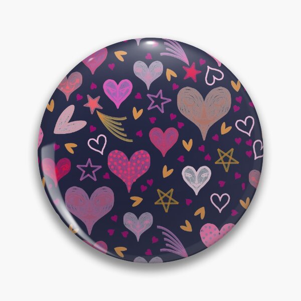Item preview, Funny heart face, love hearts & shooting stars, sketch designed and sold by Melanie-Palmer.