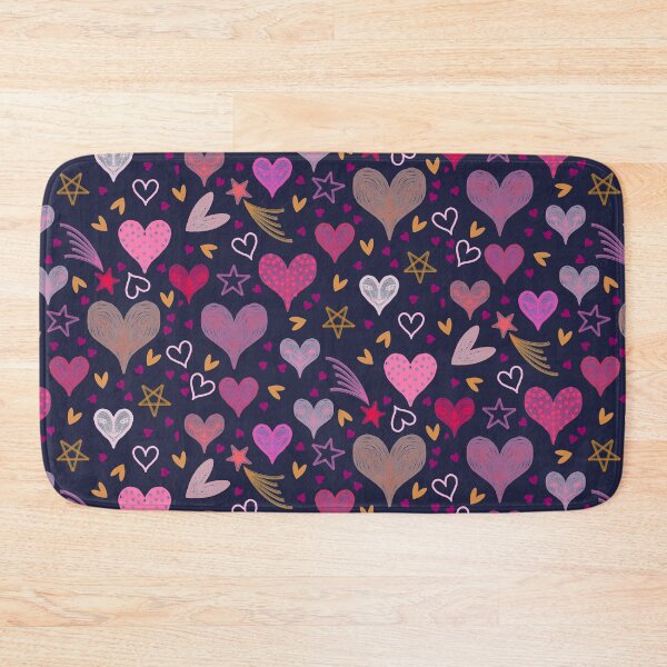 Item preview, Funny heart face, love hearts & shooting stars, sketch designed and sold by Melanie-Palmer.