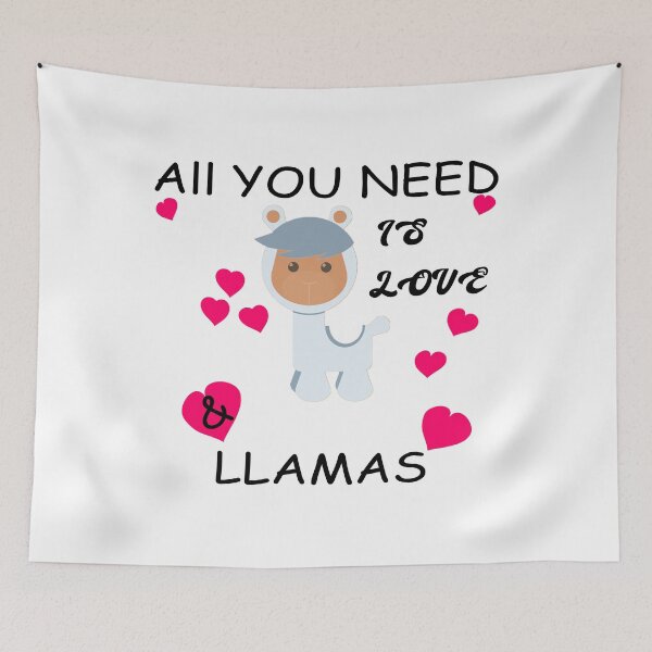 Item preview, All you need is love and llamas With Hearts T-Shirt designed and sold by Uday24.