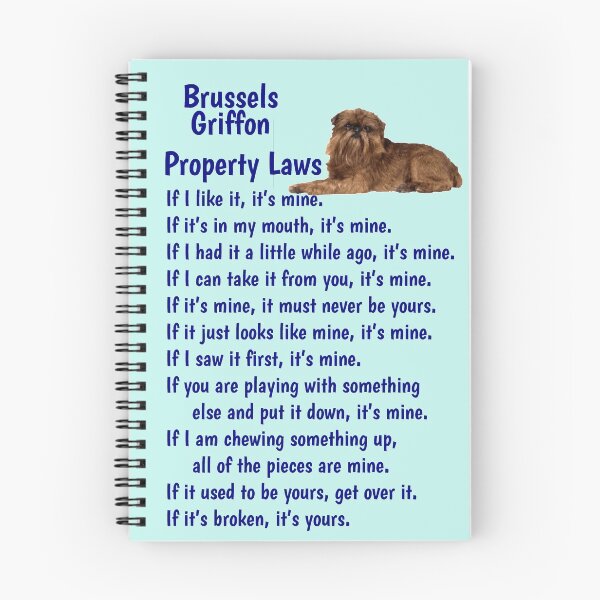 Item preview, Brussels Griffon - property laws  designed and sold by thepetcellar.