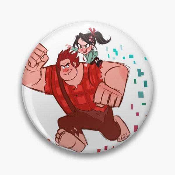 Item preview, Wreck it ralph | Ralph and Vanellope piggy back designed and sold by Pipstikis.