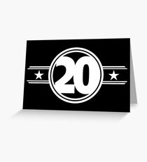 Twenty Stars Greeting Card