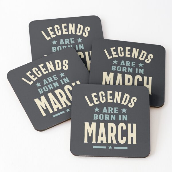 Item preview, March Birthday Gift Legends Are Born In March designed and sold by cidolopez.