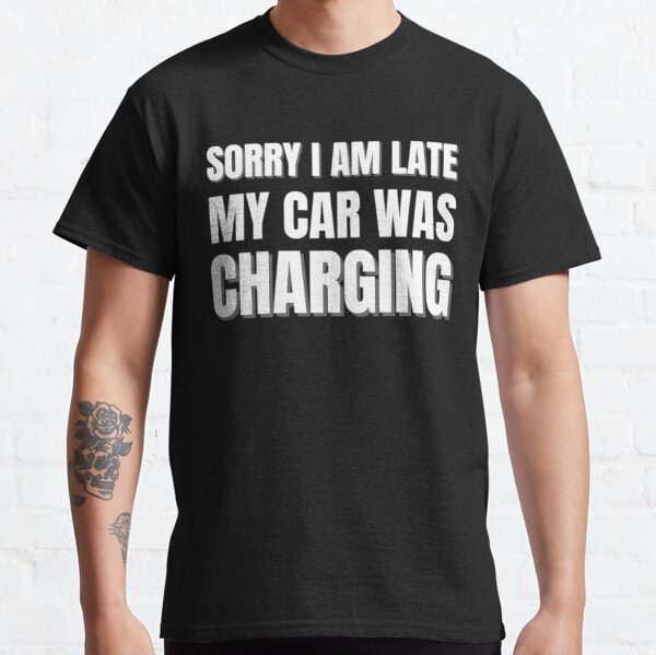 LICENSED CHARACTER Tシャツ 【 Sorry Im Late Car Show Tee 】 Grey-