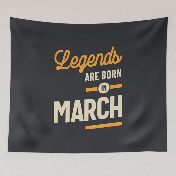 Item preview, March Birthday Gift Legends Are Born In March designed and sold by cidolopez.