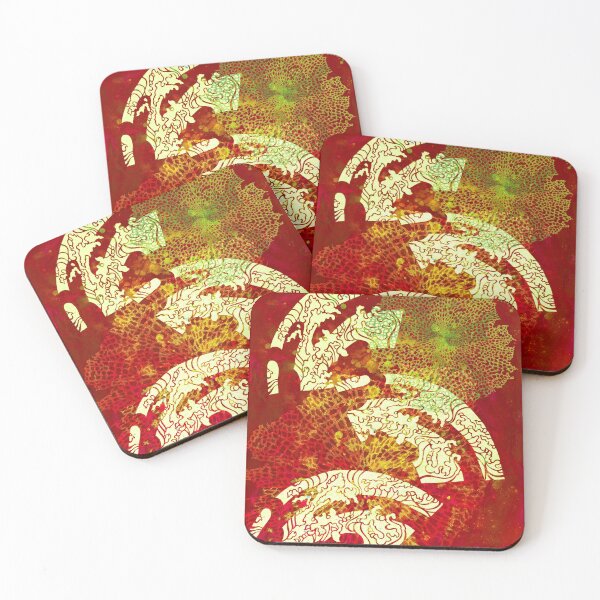 Item preview, Bright Red Seafans 3 designed and sold by glfd.