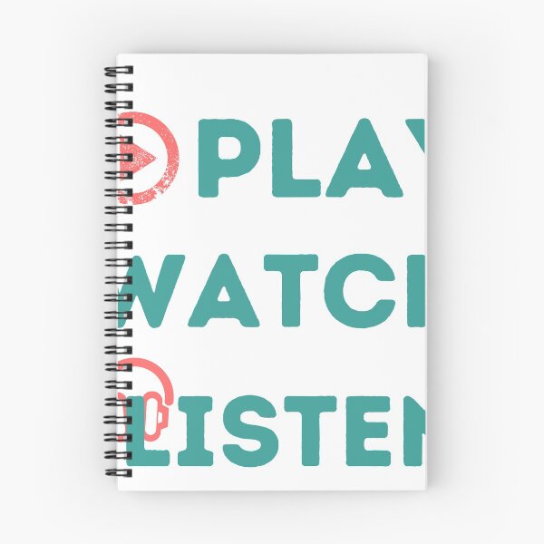 Item preview, Play Watch Listen Quote designed and sold by Schuva.