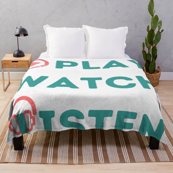 Item preview, Play Watch Listen Quote designed and sold by Schuva.