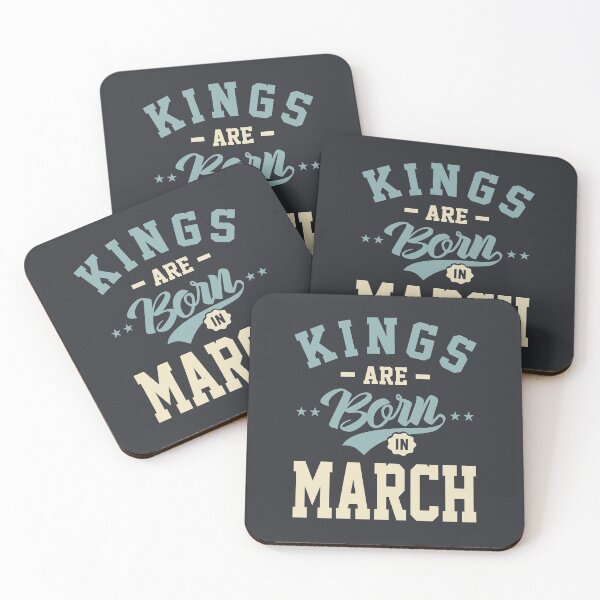 Item preview, Kings Are Born In March Mens Boys Birthday  designed and sold by cidolopez.