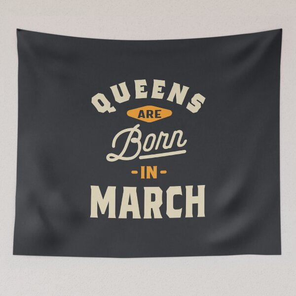 Item preview, Queens Are Born In March Womens Girls Birthday designed and sold by cidolopez.
