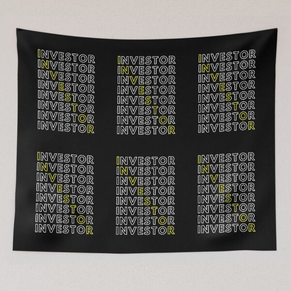 Item preview, INVESTOR in crossword designed and sold by TraderShirts.