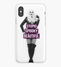 Supid, Spooky and Beautiful Purple iPhone Case