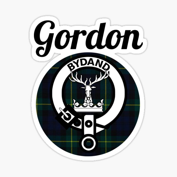 Gordon - Coat Of Arms - Tartan - Clans of Scotland Sticker
