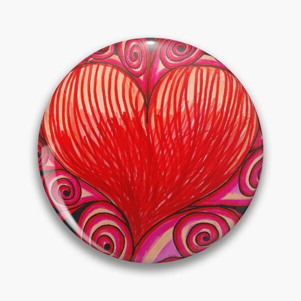 Item preview, Fiery Graffiti Heart designed and sold by artbyalette.