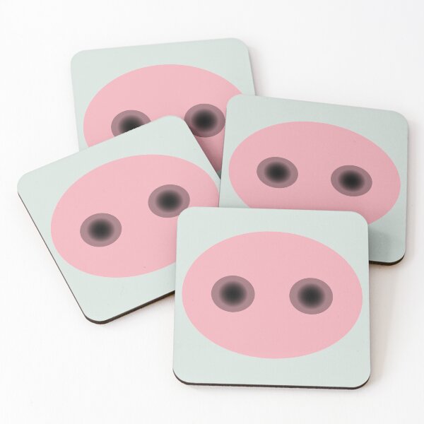 Item preview, Pig Nose Mask - Happy National Pig Day designed and sold by ZamuDesign.