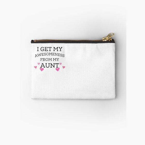 Item preview, I Get My Awesomeness From My Aunt designed and sold by Ava Rozalinda.