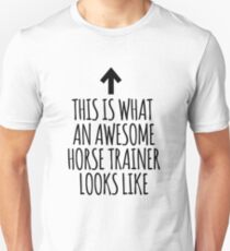 Super Pferdetrainer Unisex T-Shirt