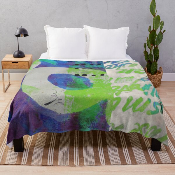Item preview, Tropical Colors Abstract Collage Art Design designed and sold by NancyMerkle.