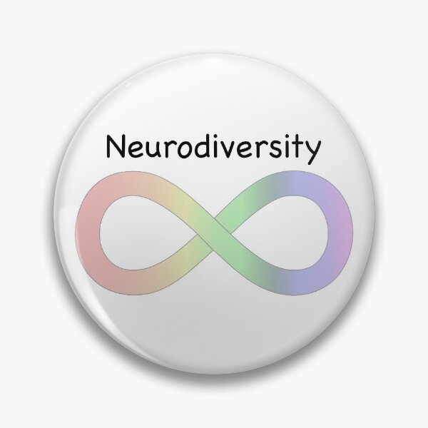 Item preview, Pastel Rainbow Neurodiversity Infinity designed and sold by emilyrosew1.
