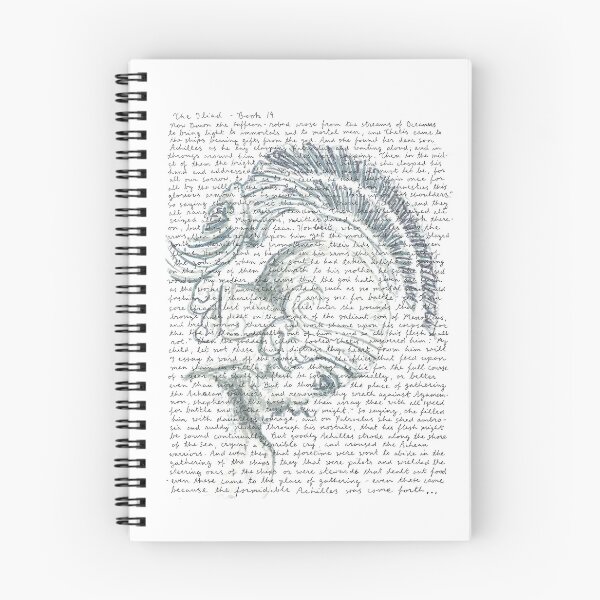 Artikelvorschau, Achilleus, aus der Ilias, Porträt des tragischen Helden aus Homers Epos entworfen und verkauft von PFoolscap.
