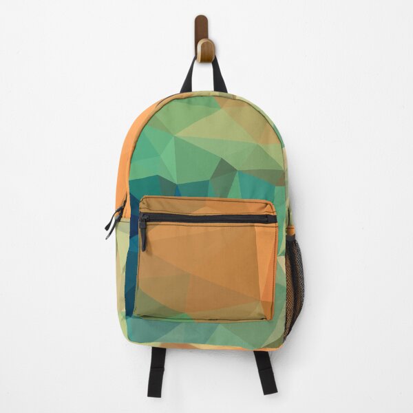 Item preview, Orange and Green | Low poly style pattern  designed and sold by Stam Aviram.