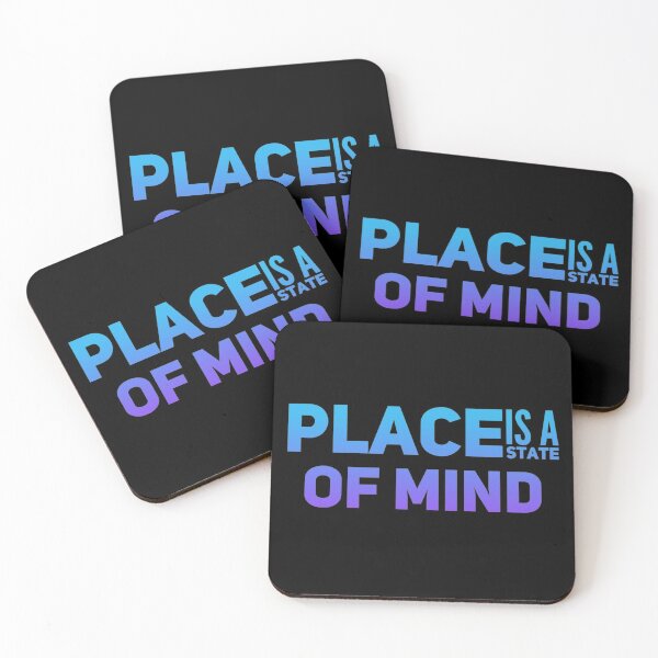 Item preview, Place Is A State Of Mind, Blue Gradient designed and sold by WhimsicaliTee.