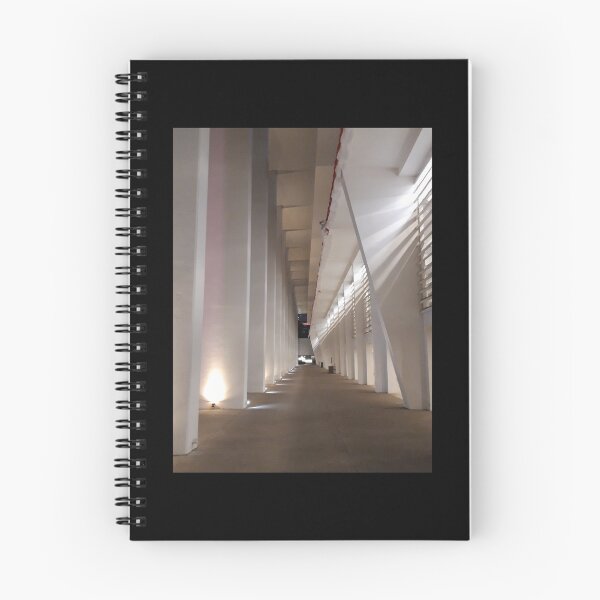Item preview, White Long Stadium Corridor with Huge Columns designed and sold by ColourfulDae.