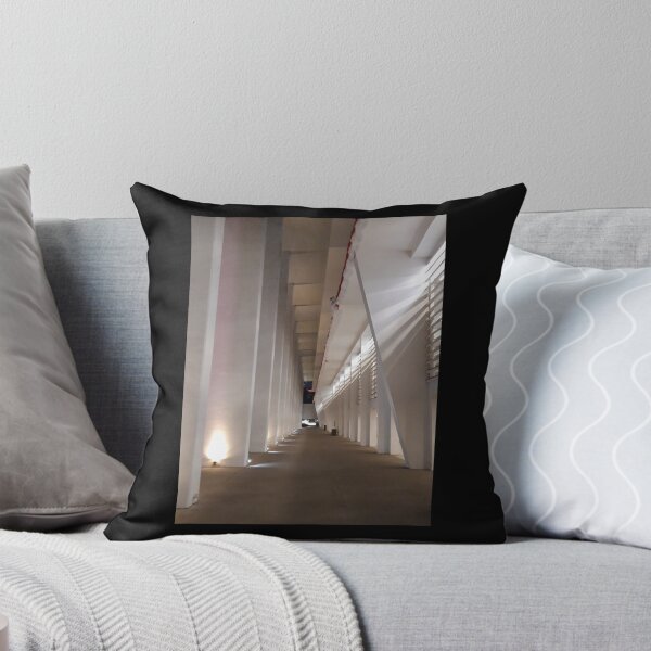 Item preview, White Long Stadium Corridor with Huge Columns designed and sold by ColourfulDae.