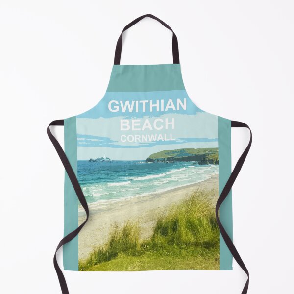 Item preview, Gwithian Beach Cornwall UK Coast poster St Ives designed and sold by BarbaraGlebska.