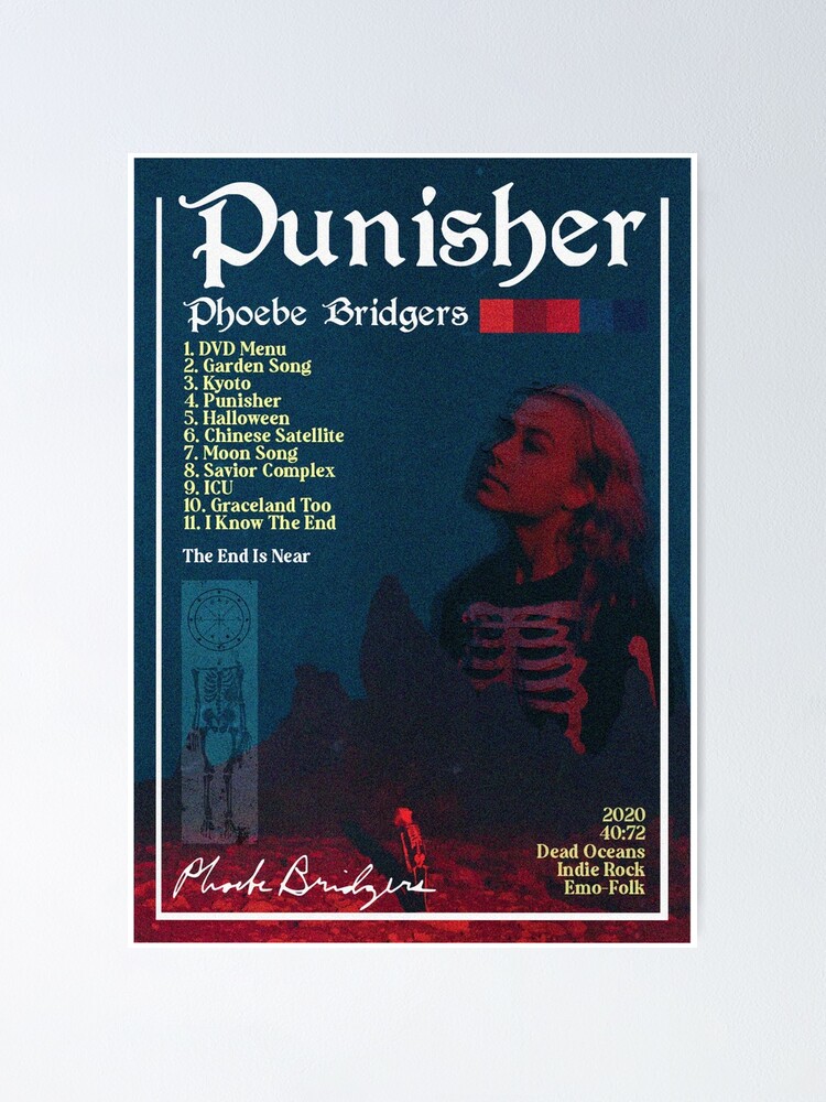 Phoebe Bridgers – Punisher (2020, Blue With Kind Of Swirly Silver