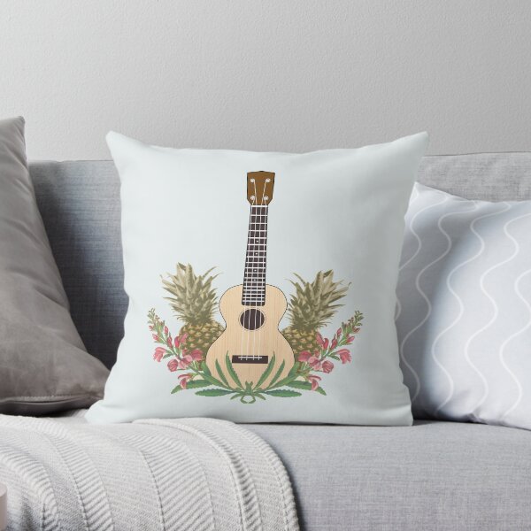 Multicolor 16x16 Ukulele Gifts & Accessories Uke Player Sun Mountains-Ukulele Throw Pillow Multicolor 16x16 Ukulele Gifts & Accessories Uke Player Sun Mountains-Ukulele Throw Pillow