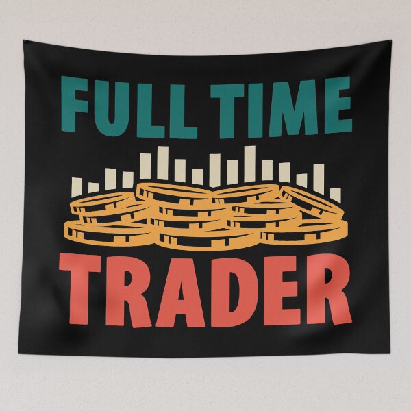 Item preview, Full Time Trader designed and sold by spacedowl.