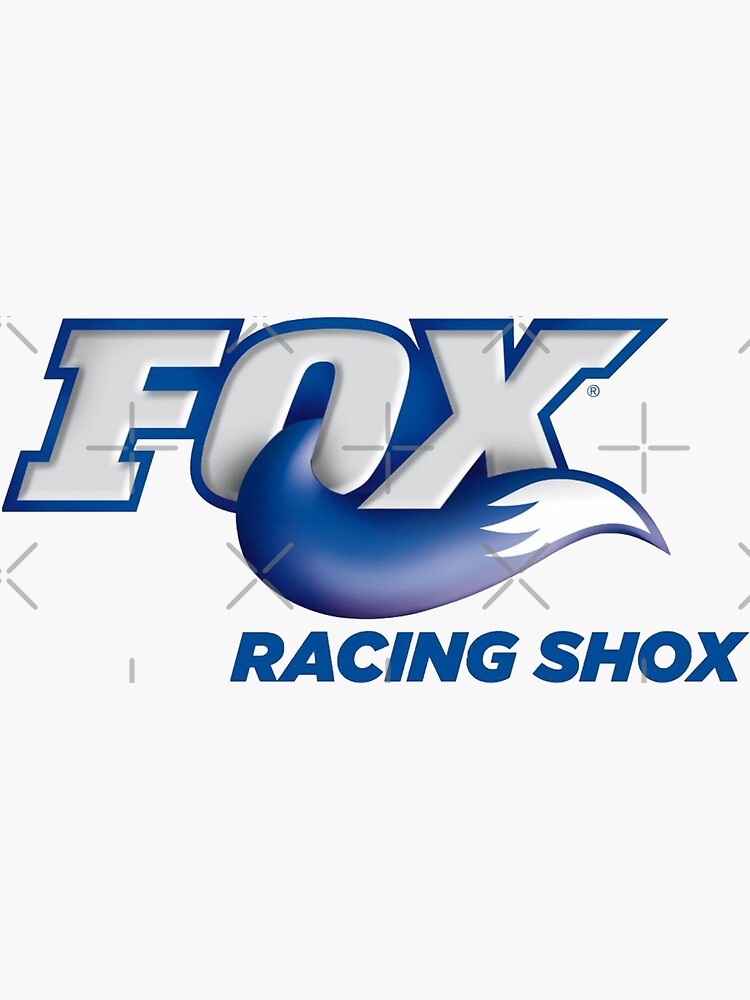 Fox Racing Tail Logo Sticker for Sale by deannaburg