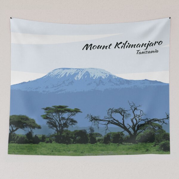 Item preview, Mount Kilimanjaro Tanzania Africa designed and sold by TheJoeyStudio.