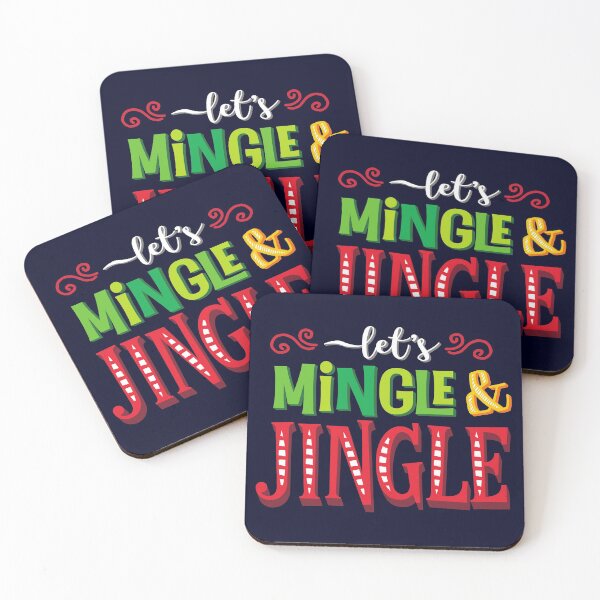 Item preview, Let's Mingle & Jingle designed and sold by Ellisen Prints.