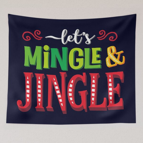 Item preview, Let's Mingle & Jingle designed and sold by Ellisen Prints.