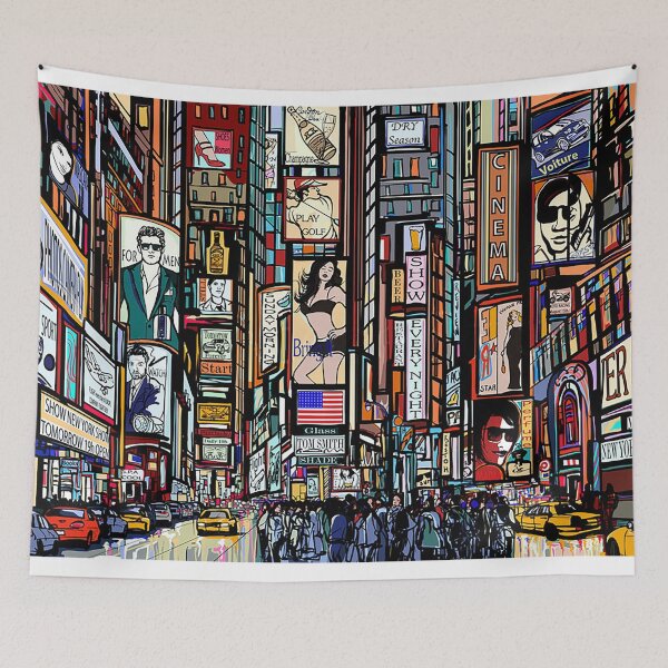 Item preview, Street in New York city designed and sold by OtterFactory.